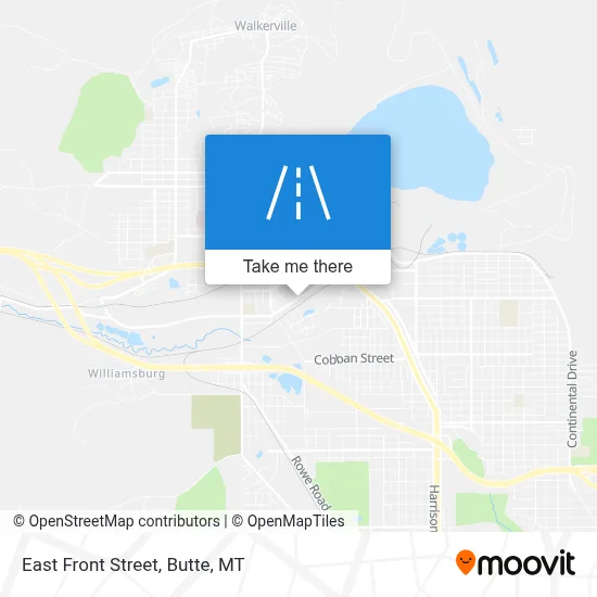 East Front Street map