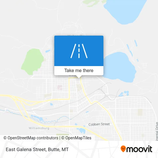 East Galena Street map