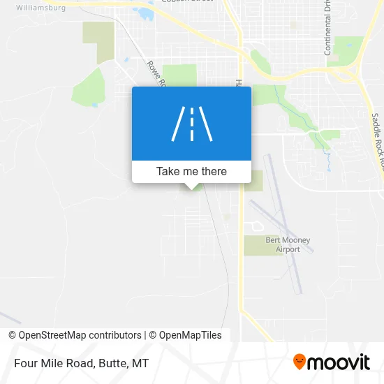 Four Mile Road map