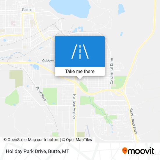 Holiday Park Drive map