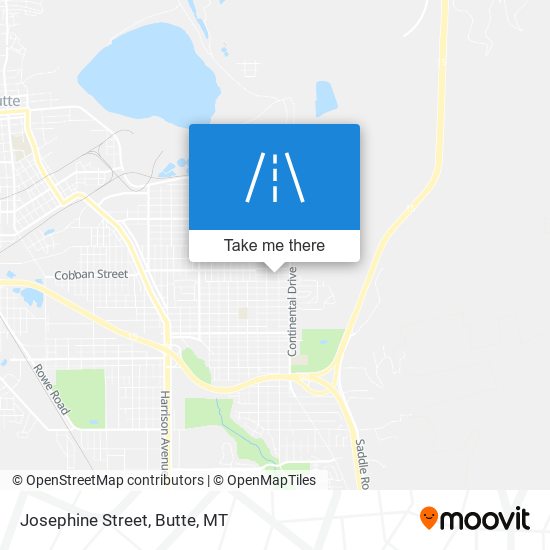 Josephine Street map