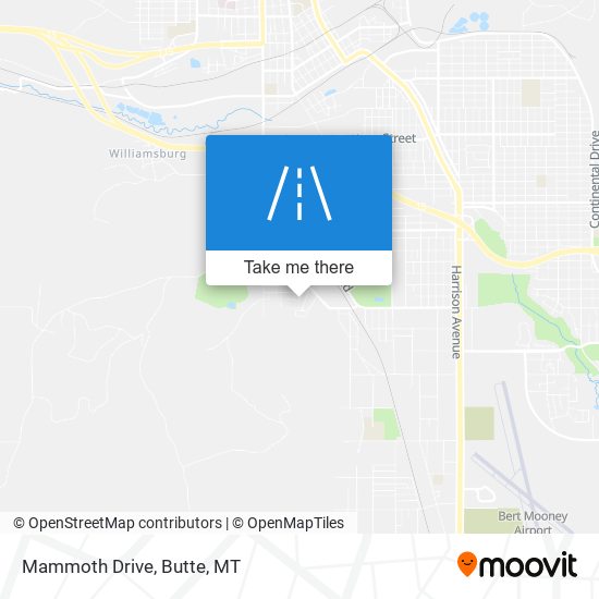 Mammoth Drive map