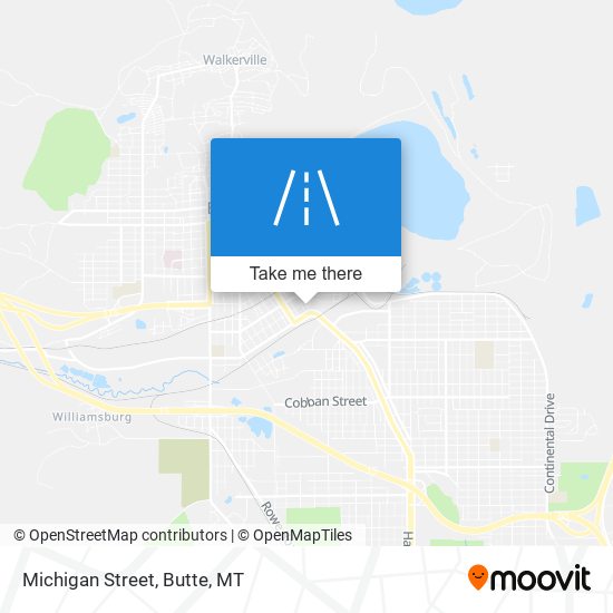 Michigan Street map