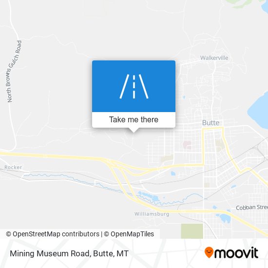 Mapa de Mining Museum Road