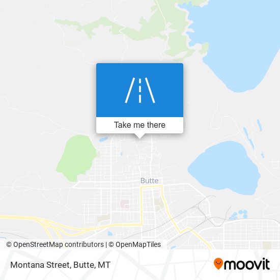 Montana Street map