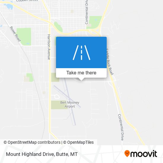 Mount Highland Drive map