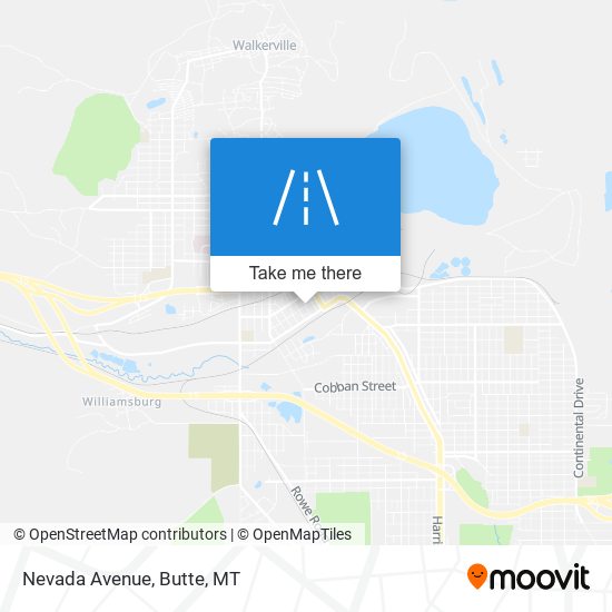 Nevada Avenue map