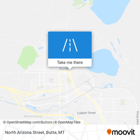 North Arizona Street map