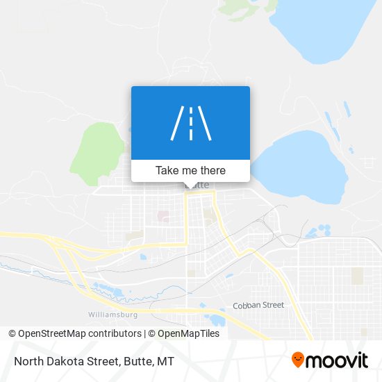 North Dakota Street map