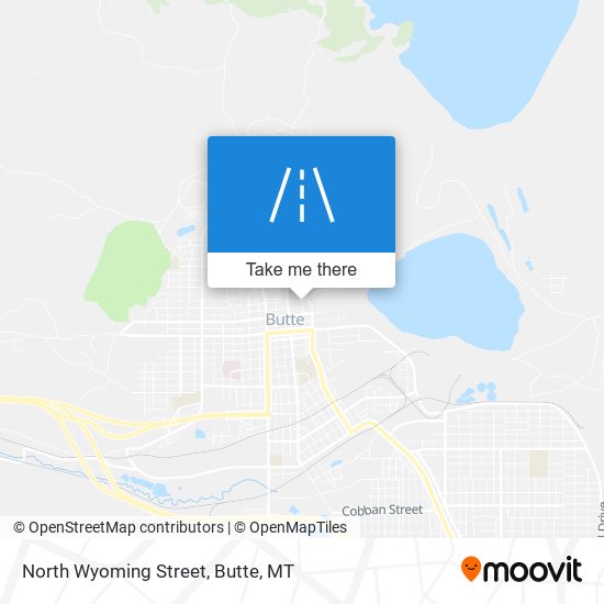 North Wyoming Street map