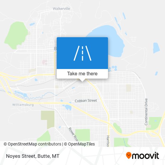 Noyes Street map