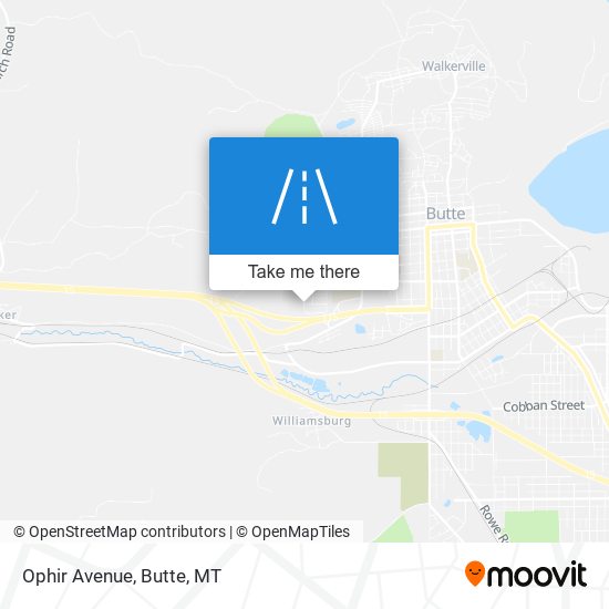 Ophir Avenue map