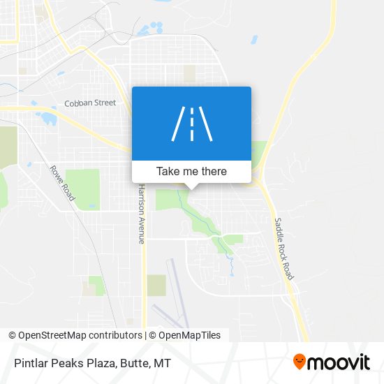 Pintlar Peaks Plaza map