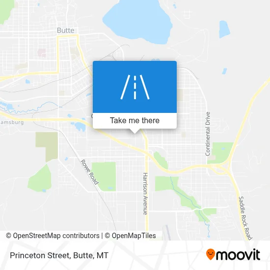 Princeton Street map