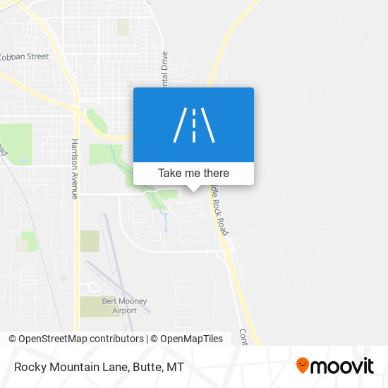 Rocky Mountain Lane map