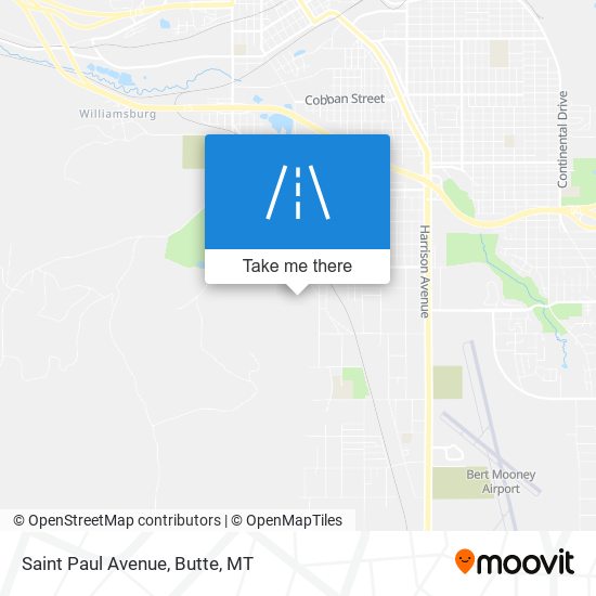 Saint Paul Avenue map