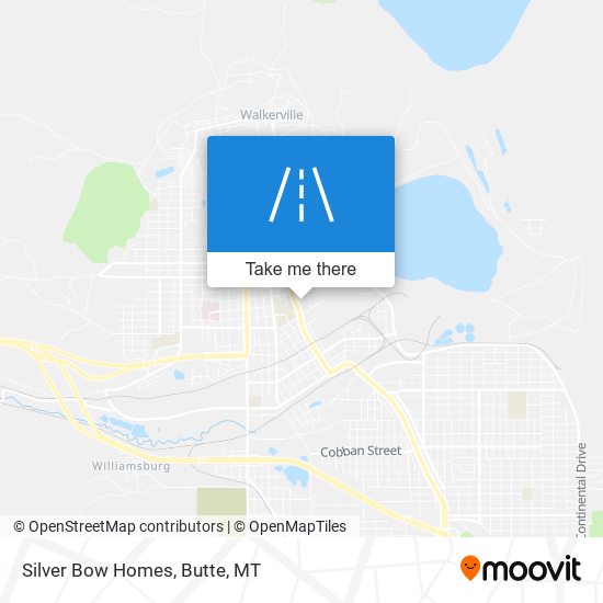 Silver Bow Homes map