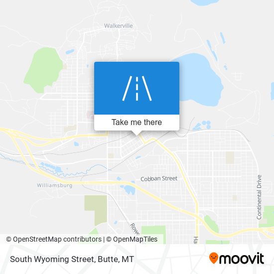 South Wyoming Street map