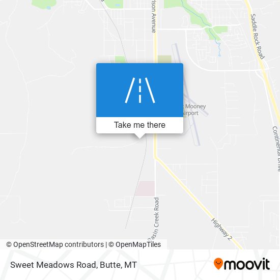 Sweet Meadows Road map