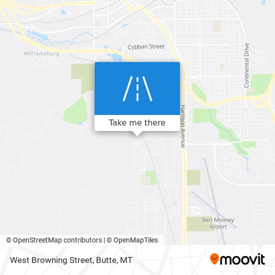 West Browning Street map
