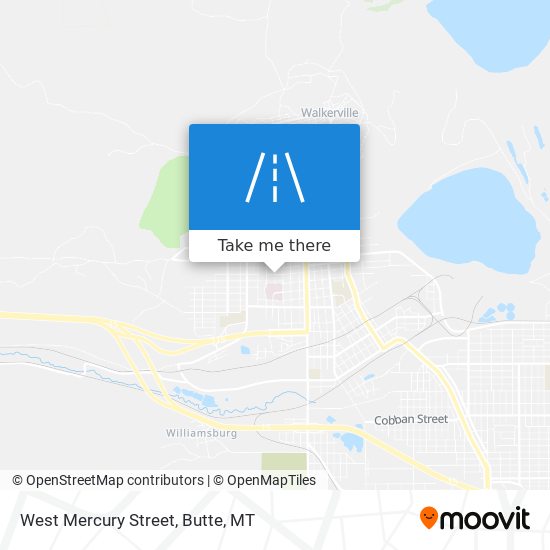 West Mercury Street map