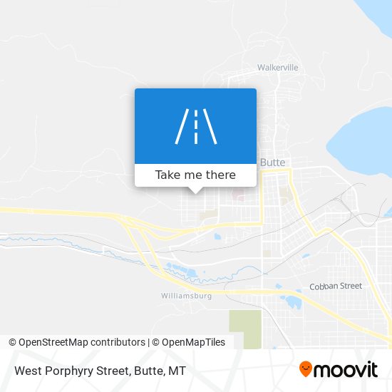 West Porphyry Street map