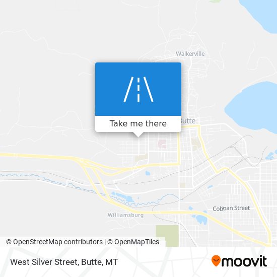 West Silver Street map