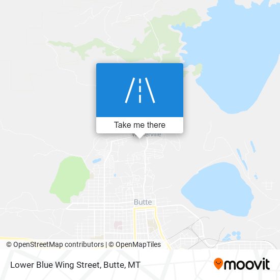 Lower Blue Wing Street map