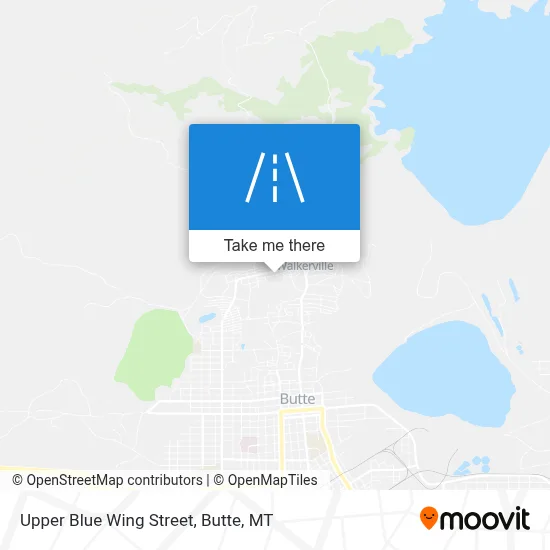 Upper Blue Wing Street map