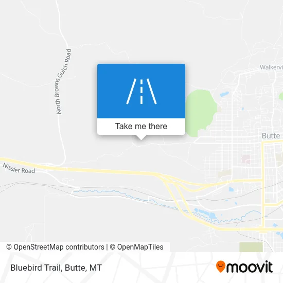 Bluebird Trail map