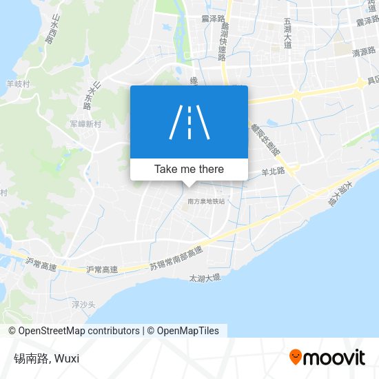 锡南路 map