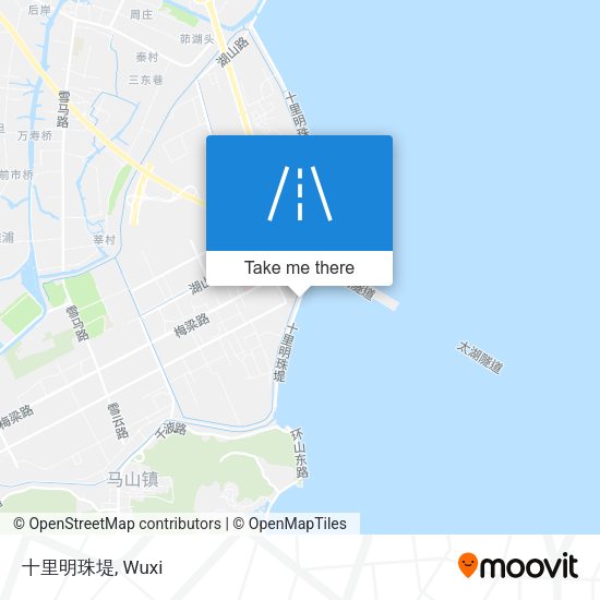 十里明珠堤 map