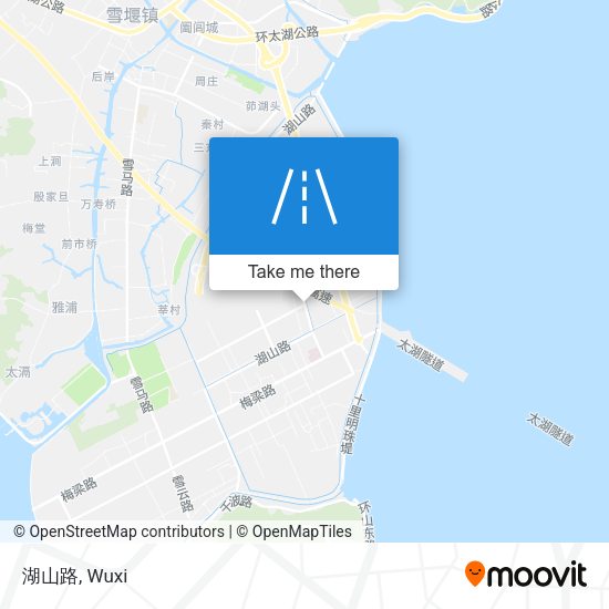 湖山路 map