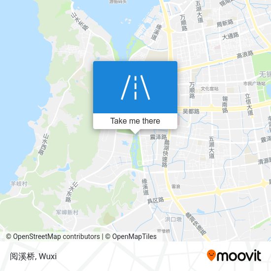 阅溪桥 map