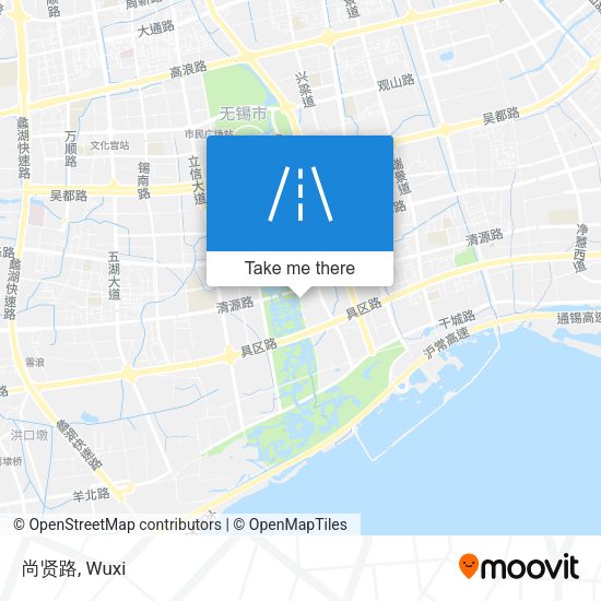 尚贤路 map