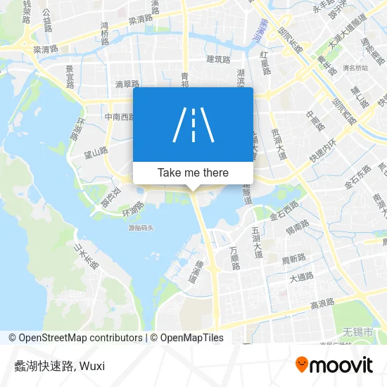蠡湖快速路 map
