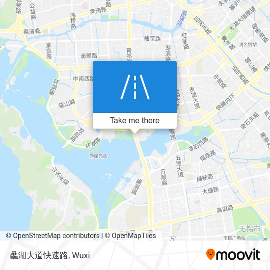 蠡湖大道快速路 map