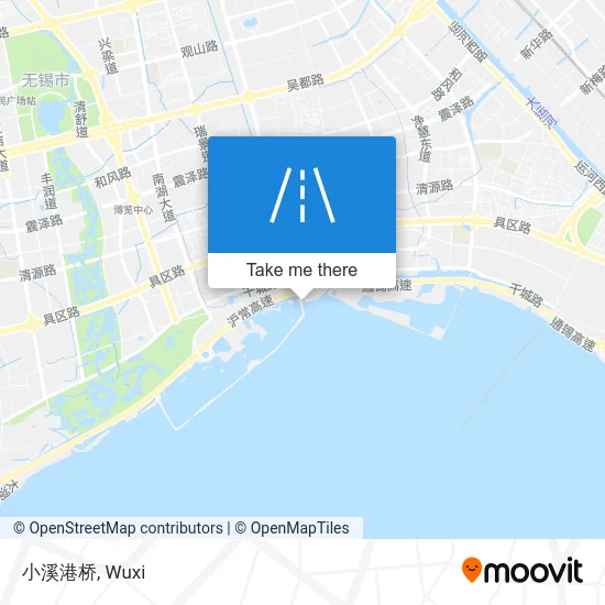 小溪港桥 map