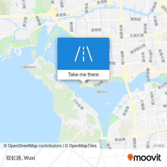 双虹路 map