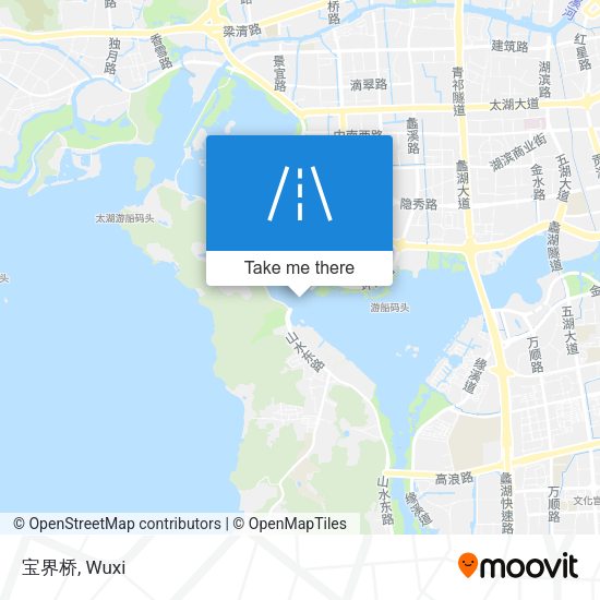 宝界桥 map