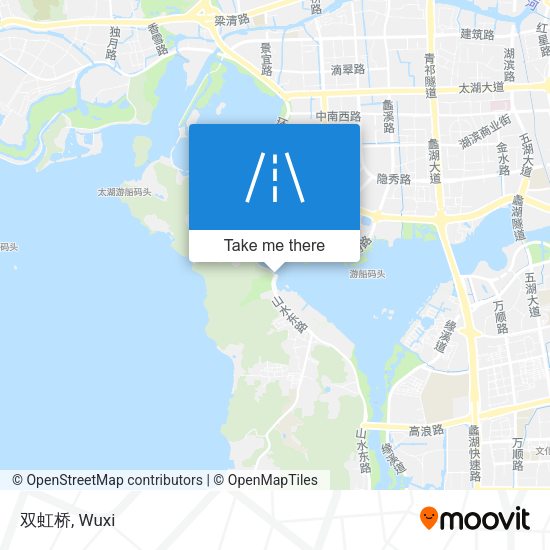 双虹桥 map