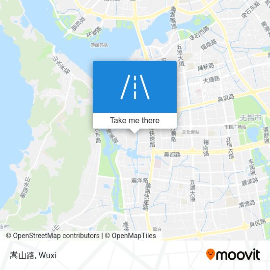 嵩山路 map