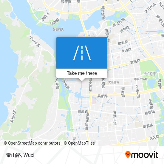 泰山路 map
