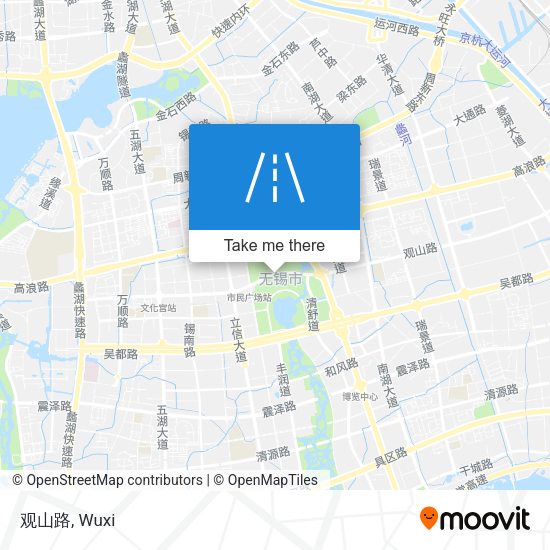 观山路 map