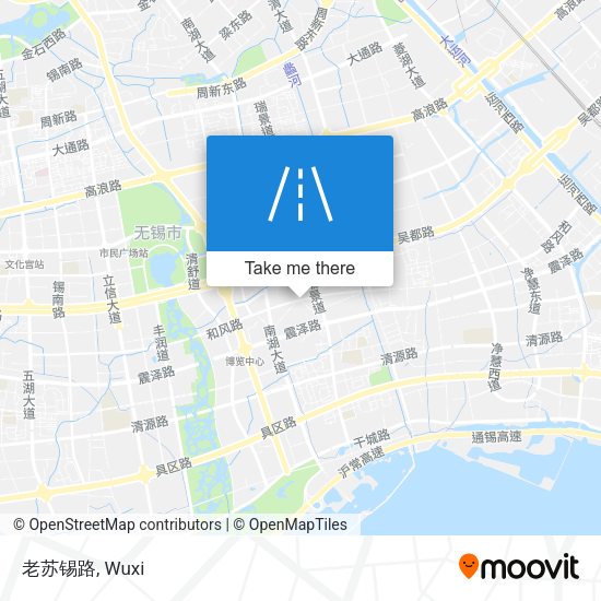 老苏锡路 map