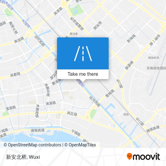 新安北桥 map