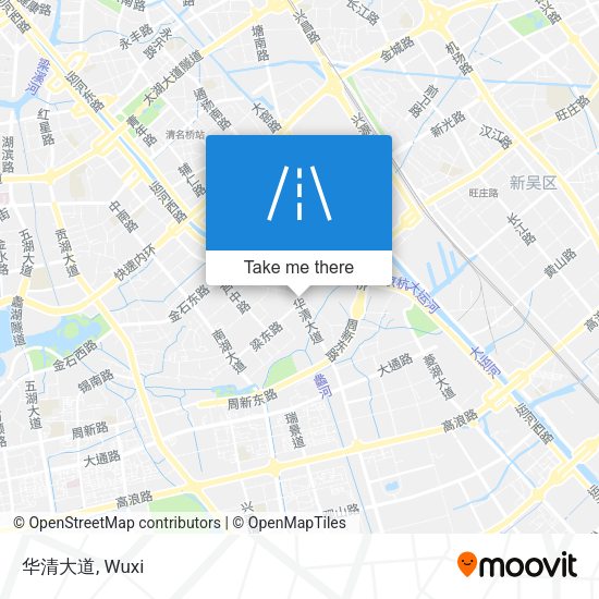 华清大道 map