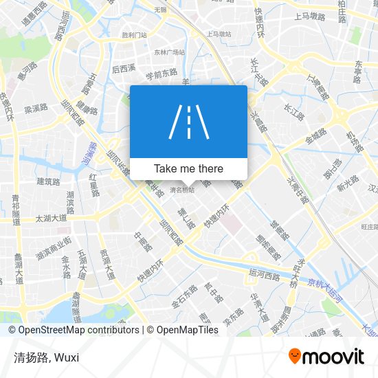 清扬路 map