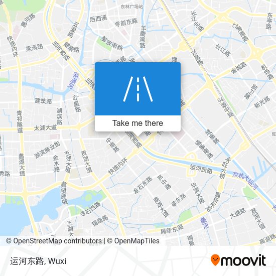运河东路 map