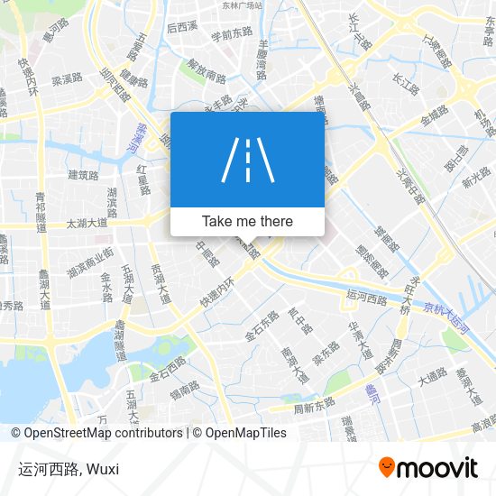 运河西路 map